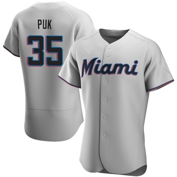 A.J. Puk Women's Nike White Miami Marlins Home Replica Custom Jersey