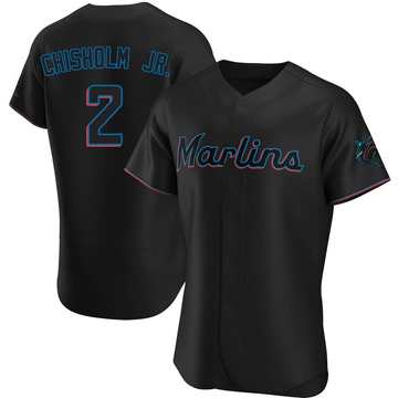 Jazz Chisholm Jr #2 Miami Marlins Red 2021 City Connect Flex Base Jersey -  Cheap MLB Baseball Jerseys