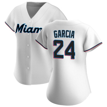 Miami Marlins Garcia #5 Game Used Blue Jersey 44 DP21993